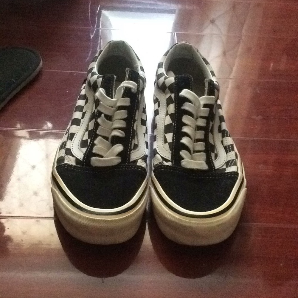 vans old skool checkered